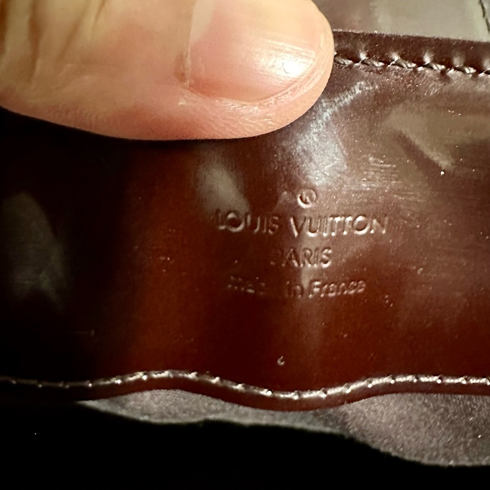 Louis Vuitton Purple Satchel Elegant Structured Design - Picture 13 of 15